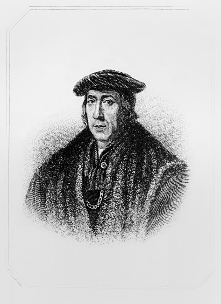 Sir John Moren (n. 1451-1530) muotokuva "Lodge