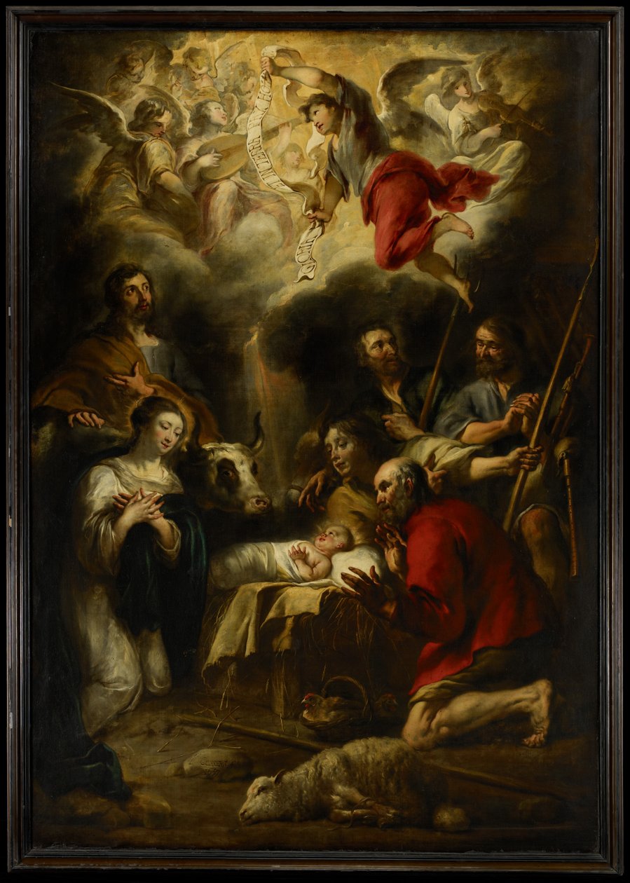 Paimenten palvonta, 1657 tekijältä Jan Cossiers