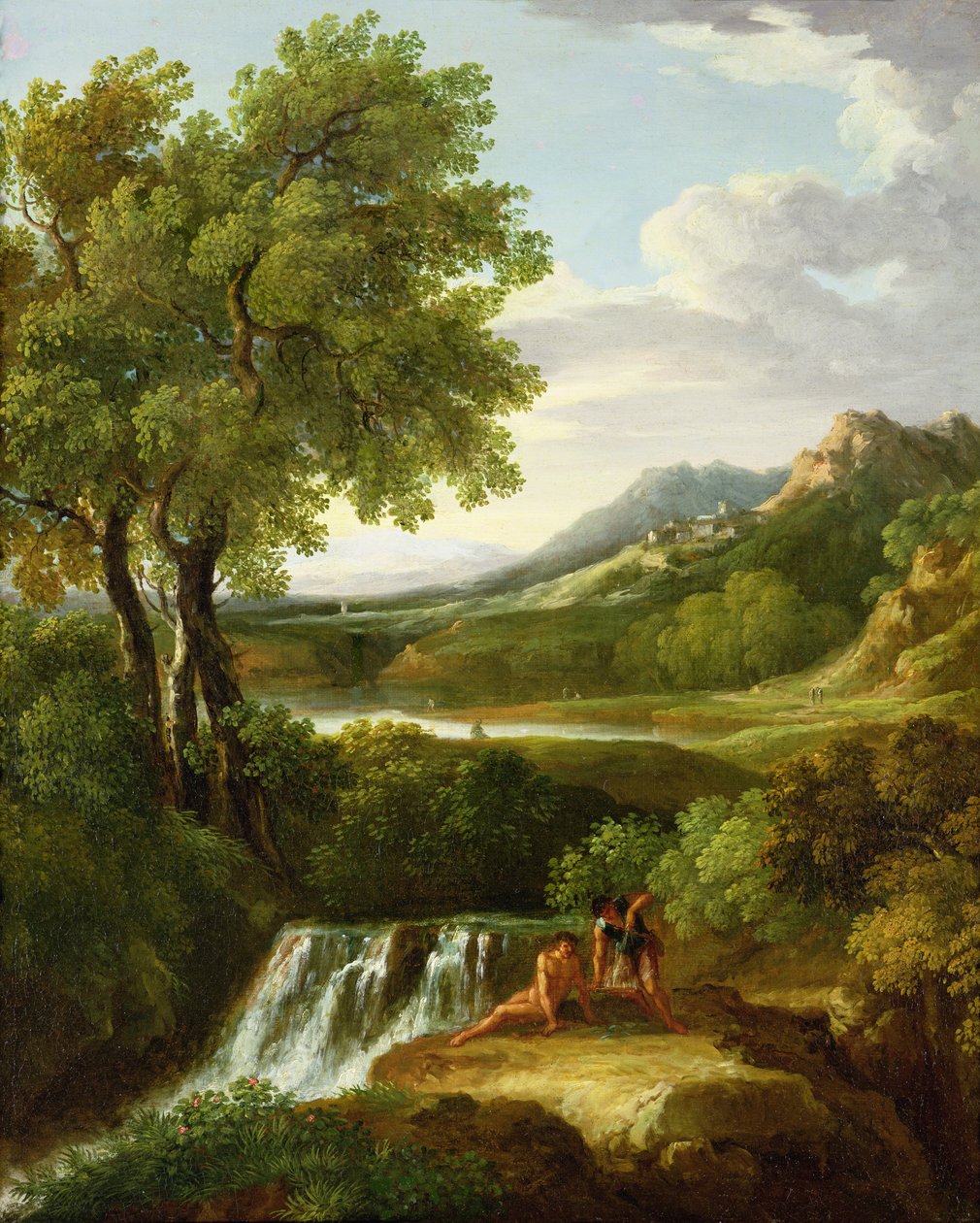 Figuurit klassisessa maisemassa (pari 81818) tekijältä Jan Frans van Bloemen