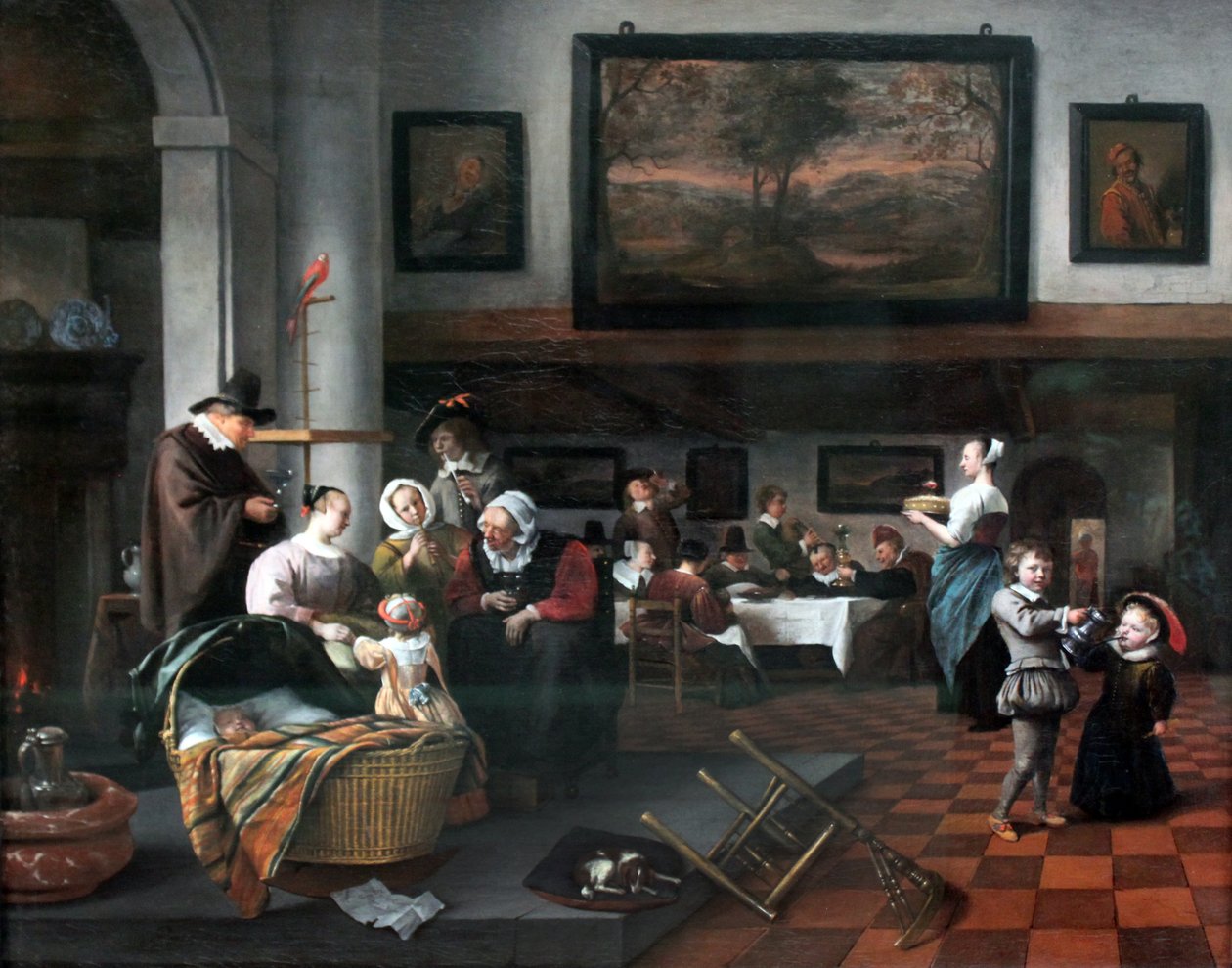 Die Kindstaufe tekijältä Jan Havickszoon Steen