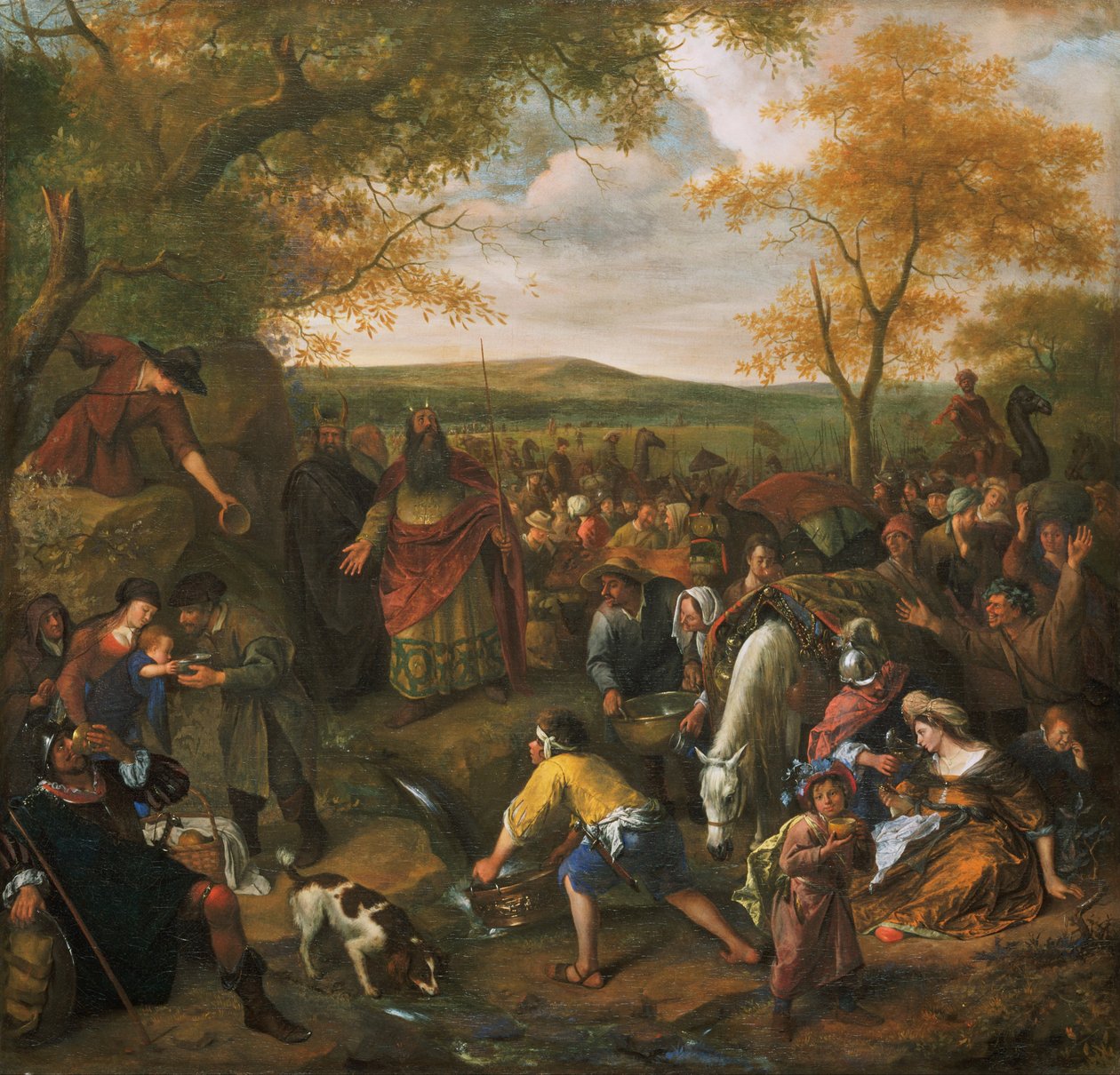 Mooses lyö kalliota tekijältä Jan Havickszoon Steen