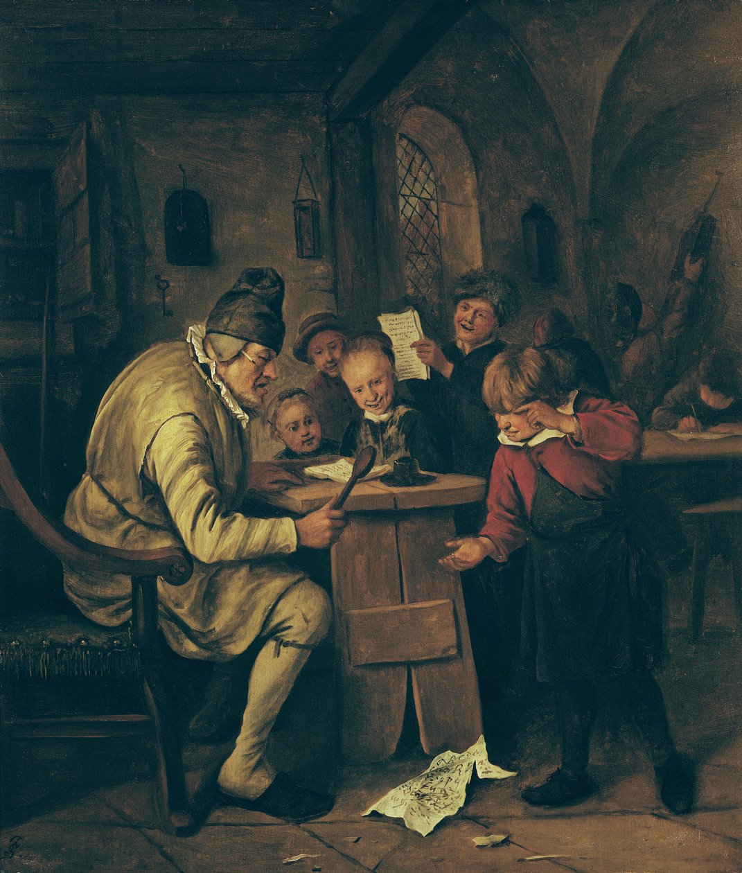 Koulumestari, 1626-79 tekijältä Jan Havickszoon Steen