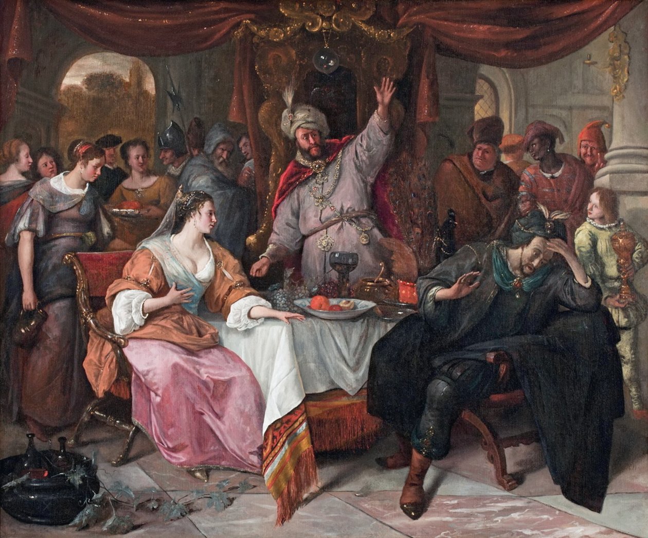 Ahasveroksen viha tekijältä Jan Havickszoon Steen