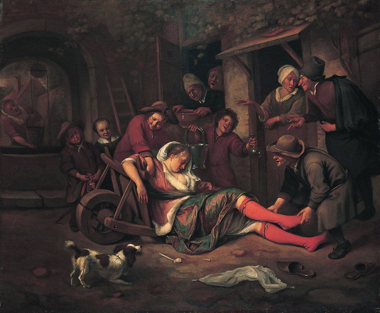 Viini on pilkkaaja tekijältä Jan Havickszoon Steen