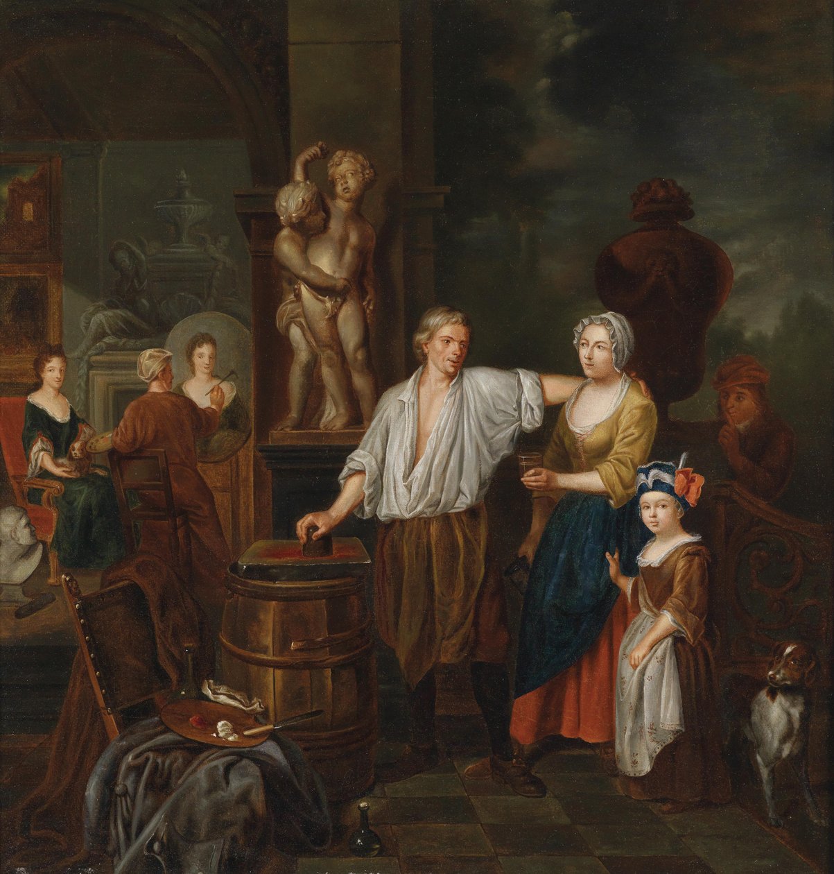 Olen Atelier des Malers tekijältä Jan Josef Horemans II