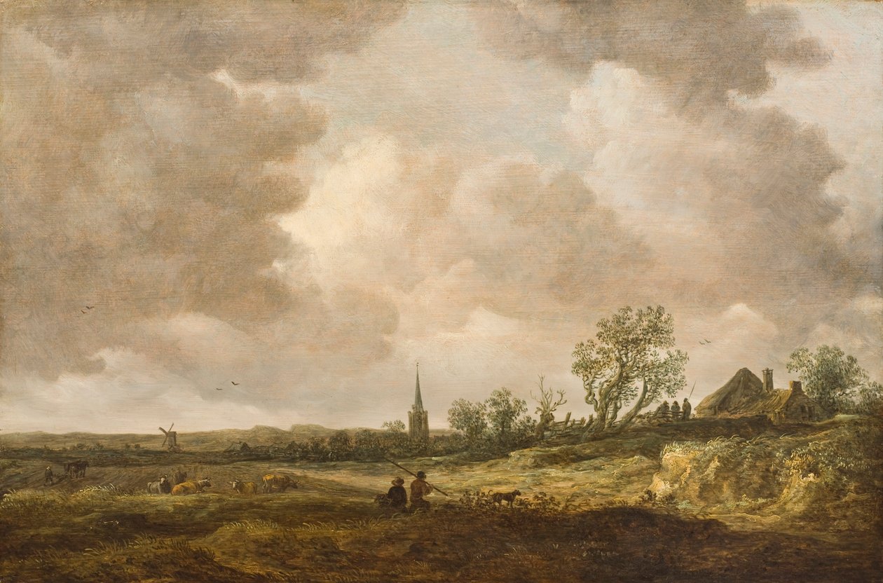 Dyynien maisema, 1647 tekijältä Jan Josephsz van Goyen