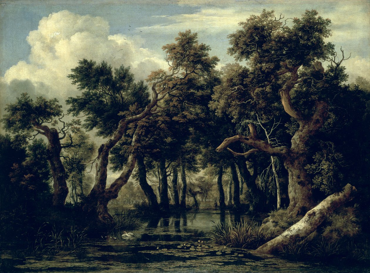 Maisema tammen kanssa, 1634 tekijältä Jan Josephsz van Goyen