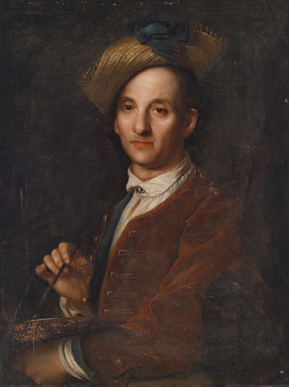 David Hoyerin (1667-1720), taidemaalarin muotokuva tekijältä Jan Kupecký