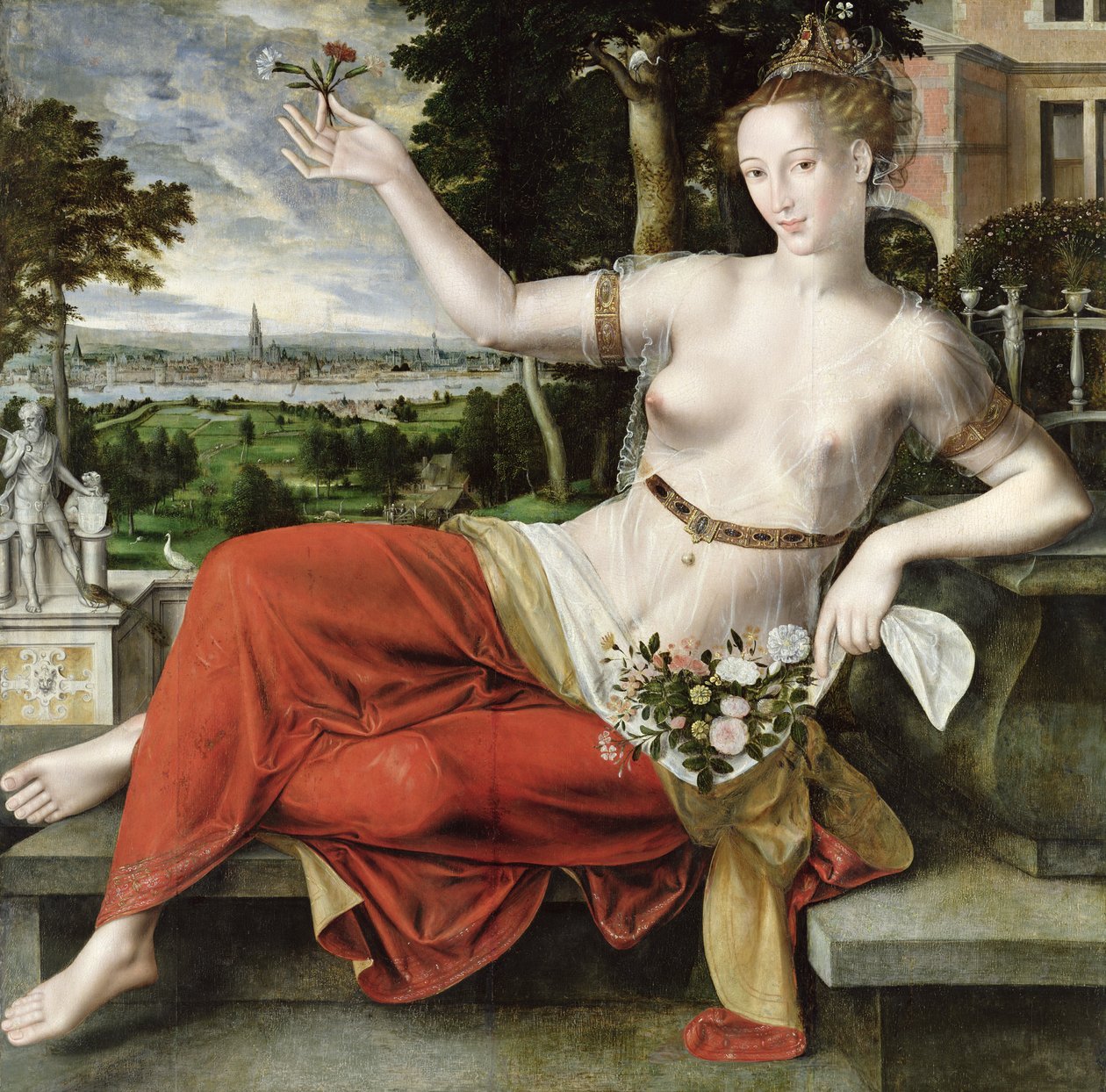 Flora, 1559 (katso myös 149206) tekijältä Jan Massys or Metsys