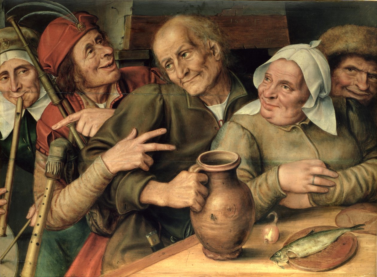 Jovial Company, 1564 (paneeli) tekijältä Jan Massys or Metsys