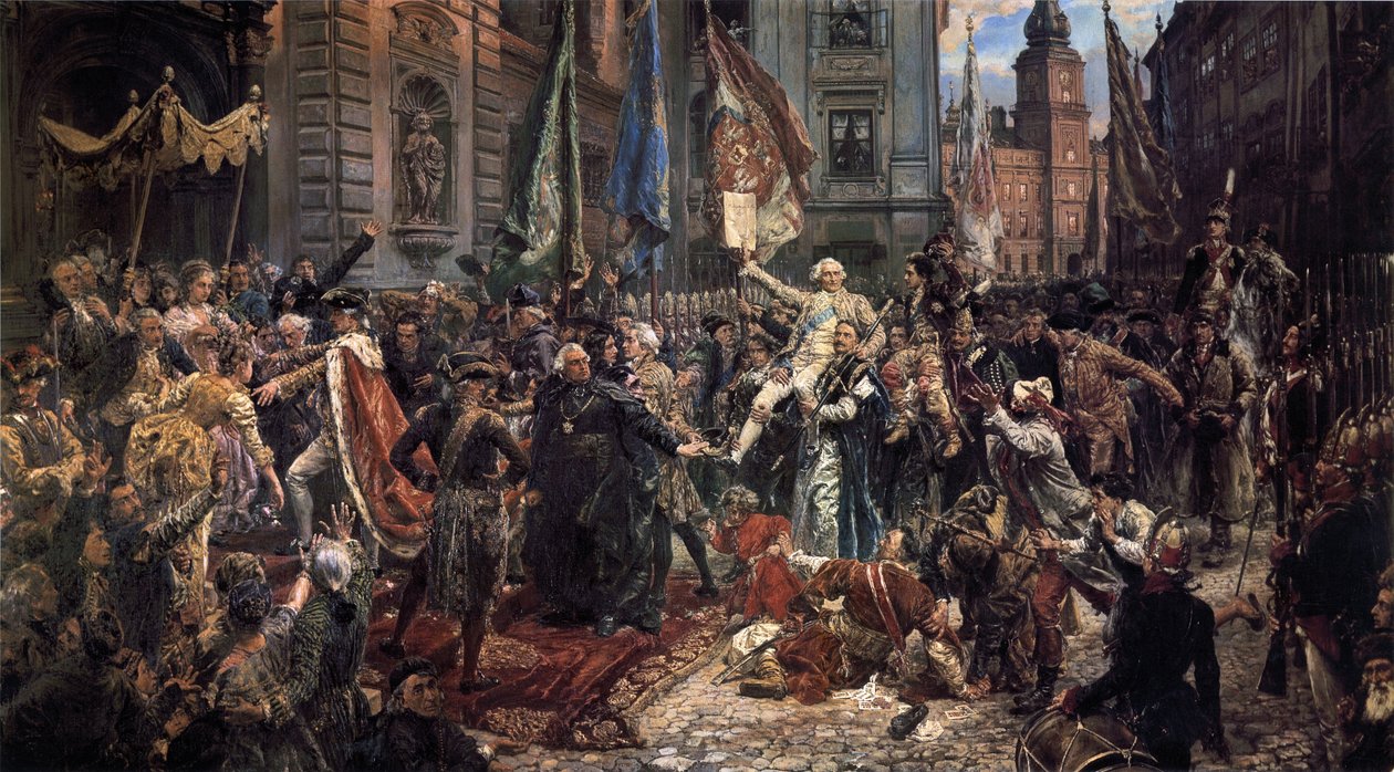 Perustuslaki 3. toukokuuta 1791 tekijältä Jan Alojzy Matejko