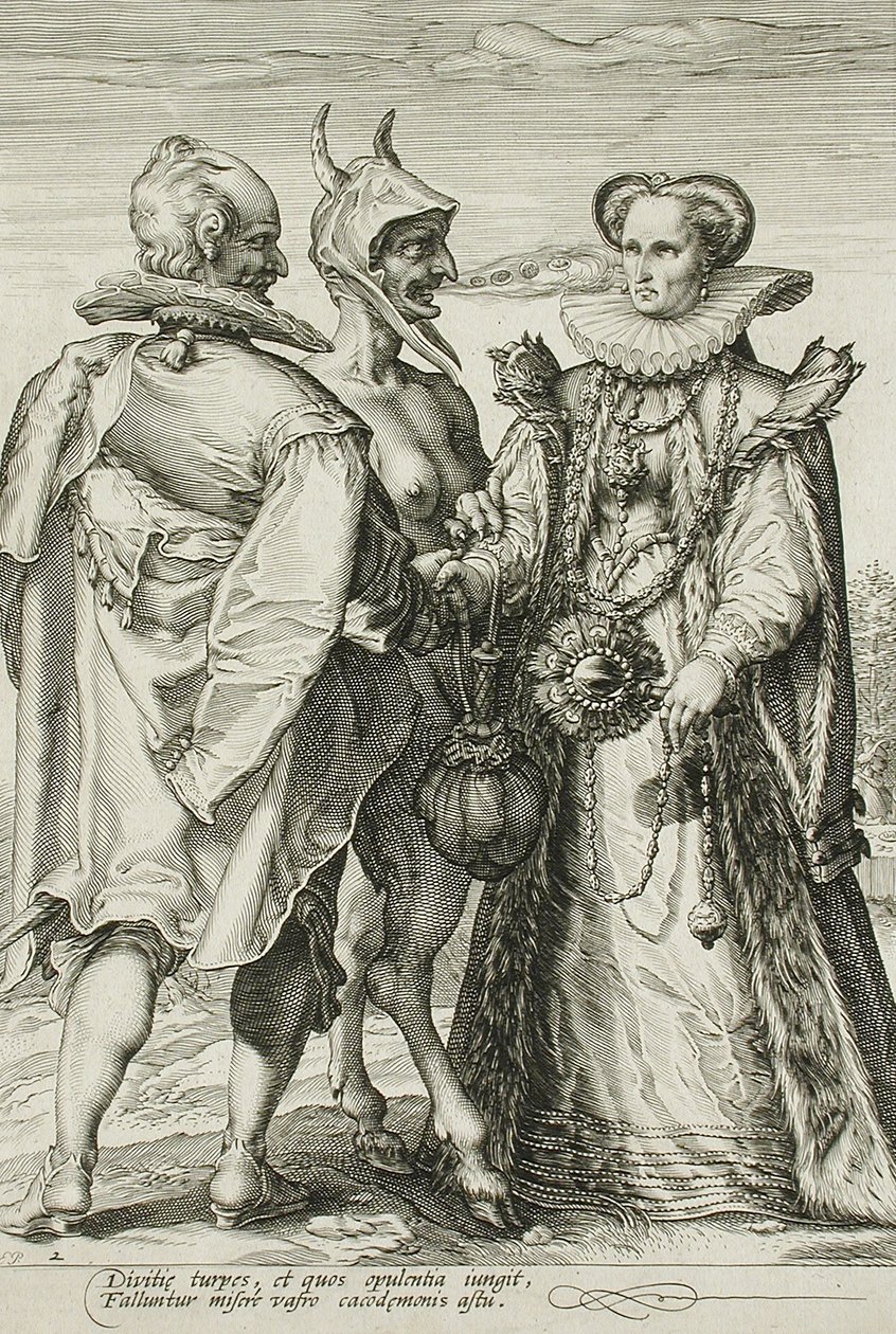 Avioliitto rahasta, Avioliitto-trilogian levy 2, n. 1594 tekijältä Jan Saenredam