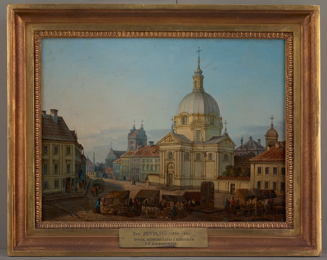 Rynek Nowego Miasta z kościołem Sakramentek, Jan Seydlitz, tekijältä Jan Seydlitz