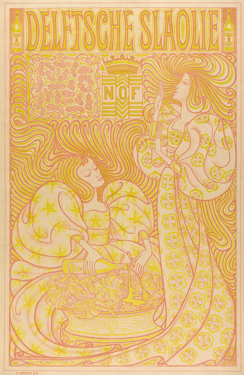 Jan Toorop, Delftin salaattiöljy, 1895 tekijältä Jan Toorop