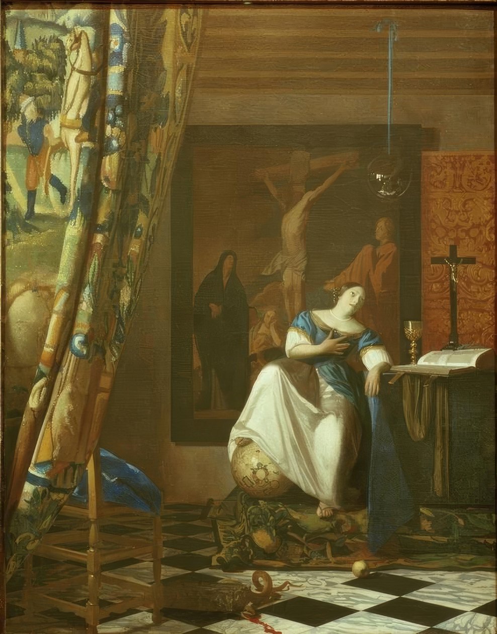 Alllegorie des Glaubens tekijältä Jan Vermeer van Delft