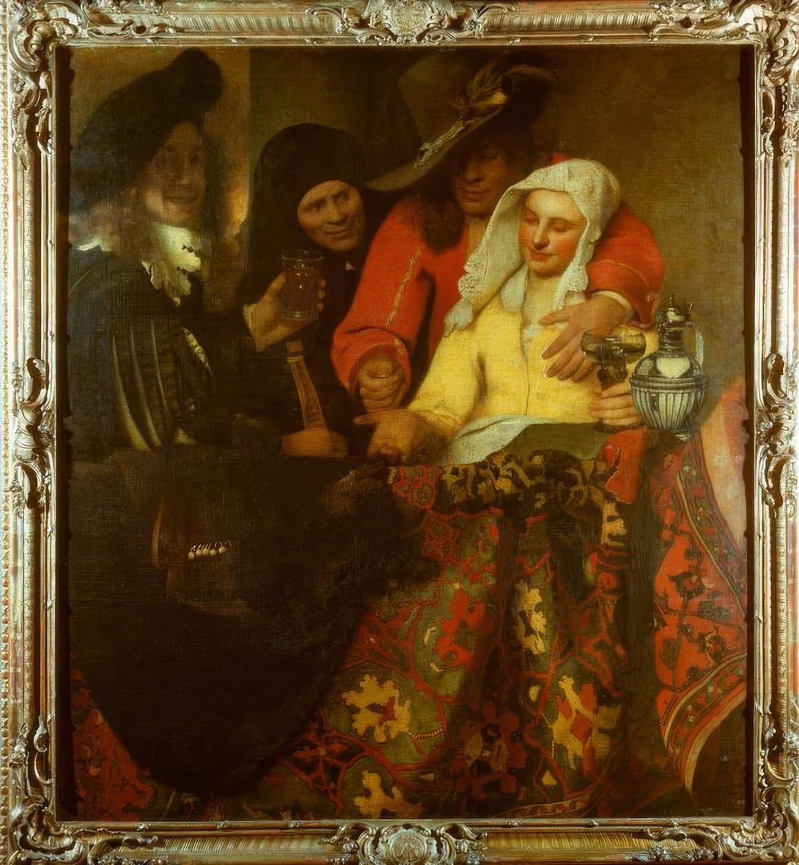 Bei der Kupplerin tekijältä Jan Vermeer van Delft