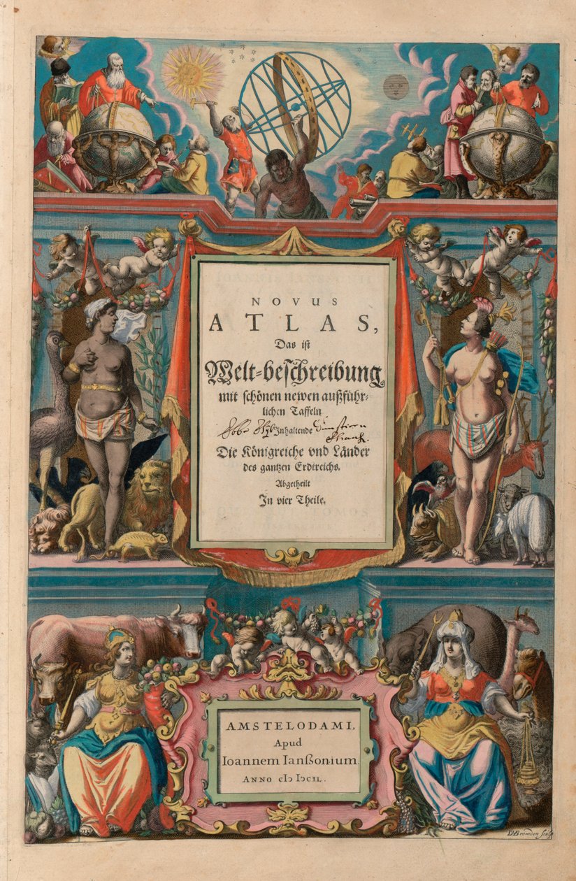 Novus -atlas tekijältä Jan og Jodocus Hondius Janssonius