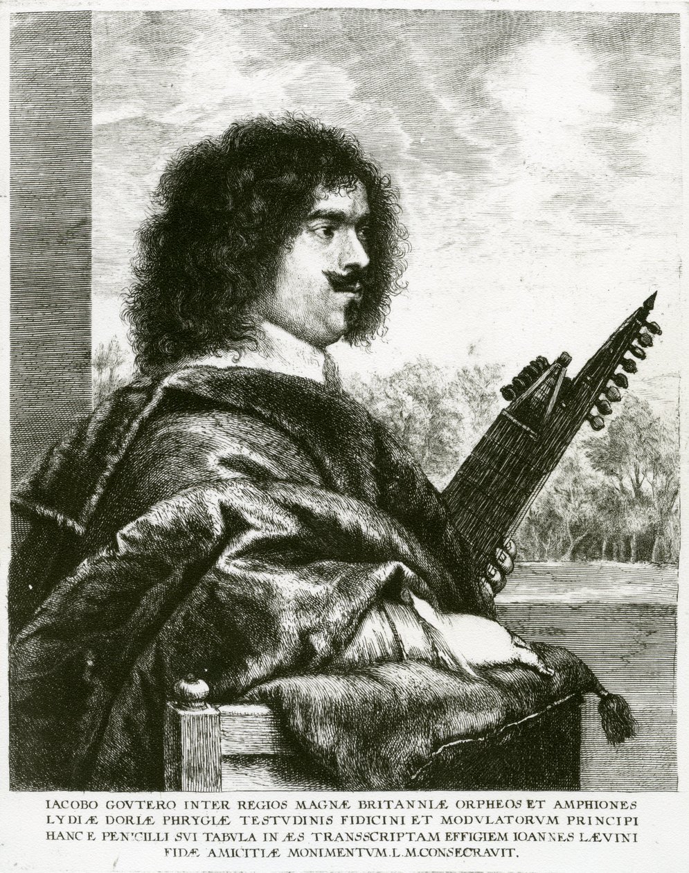 Jacques Gaultier (n. 1600-52) n. 1630 tekijältä Jan the Elder Lievens