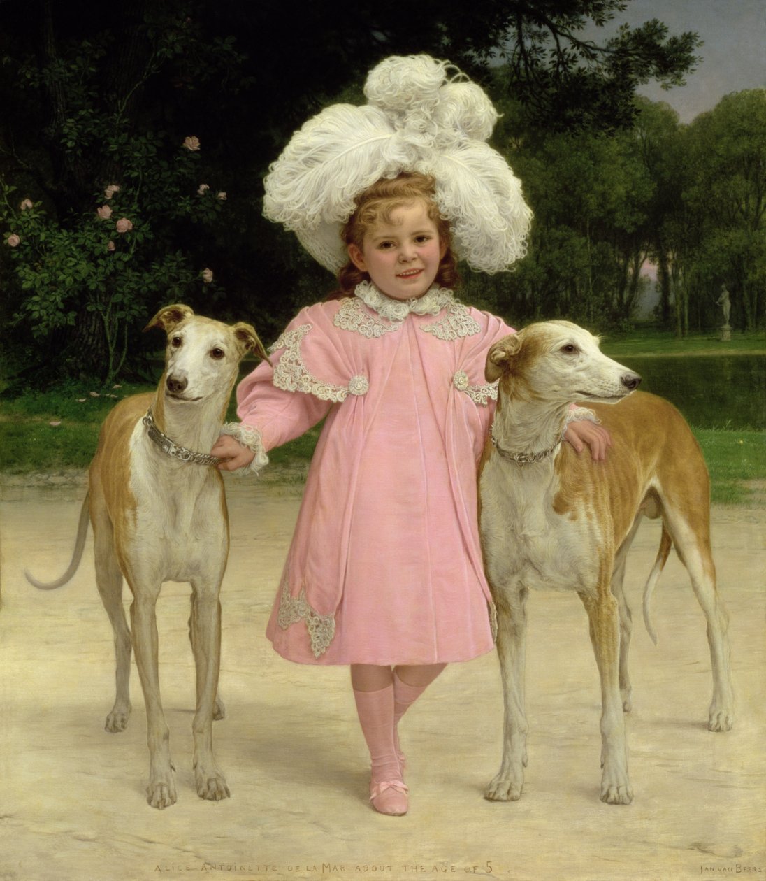 Alice Antoinette de la Mar, viisivuotias tekijältä Jan van Beers