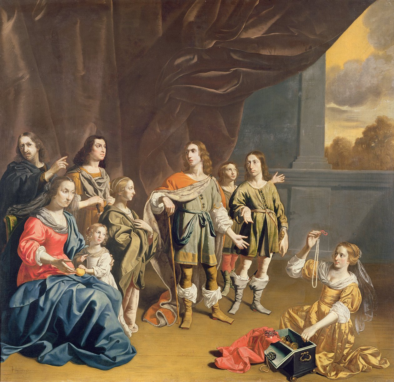 Cornelia ja hänen jalokivet tekijältä Jan van Bijlert or Bylert
