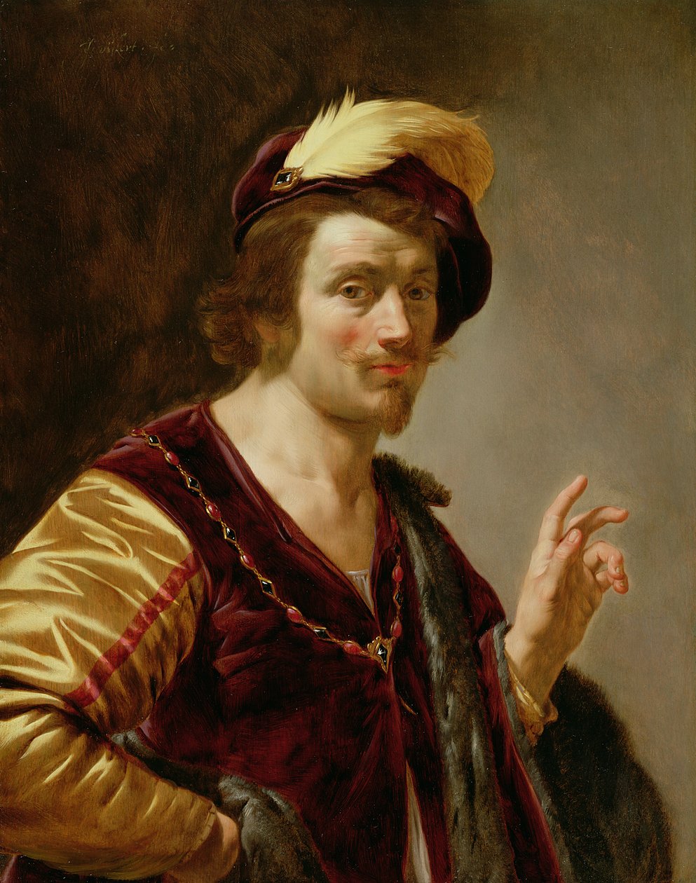Kihlaus: Sulhanen, n. 1630 (pari 42408) tekijältä Jan van Bijlert or Bylert