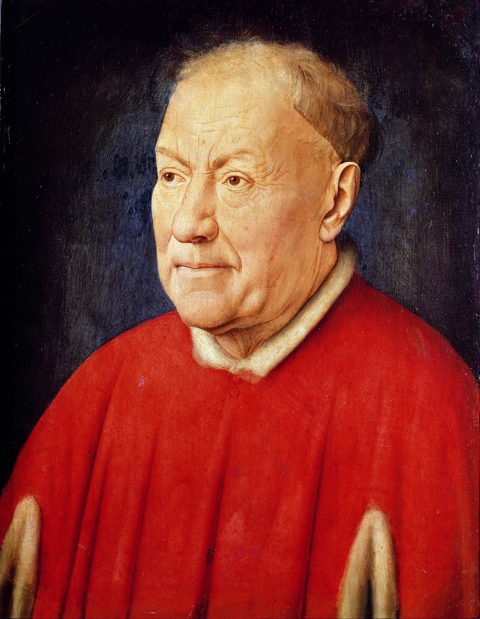 Kardinaali Albergatin muotokuva tekijältä Jan van Eyck