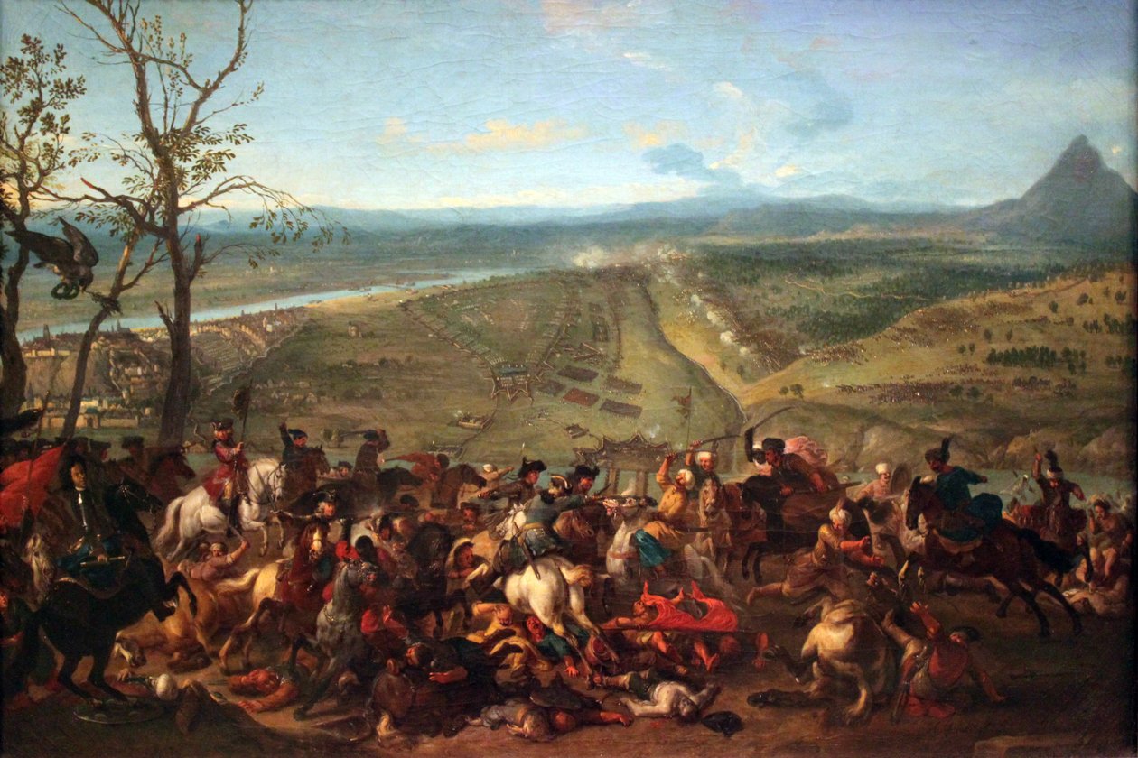 Savoyn prinssi Eugen valloitti Belgradin 16. elokuuta 1717 tekijältä Jan van Huchtenburgh