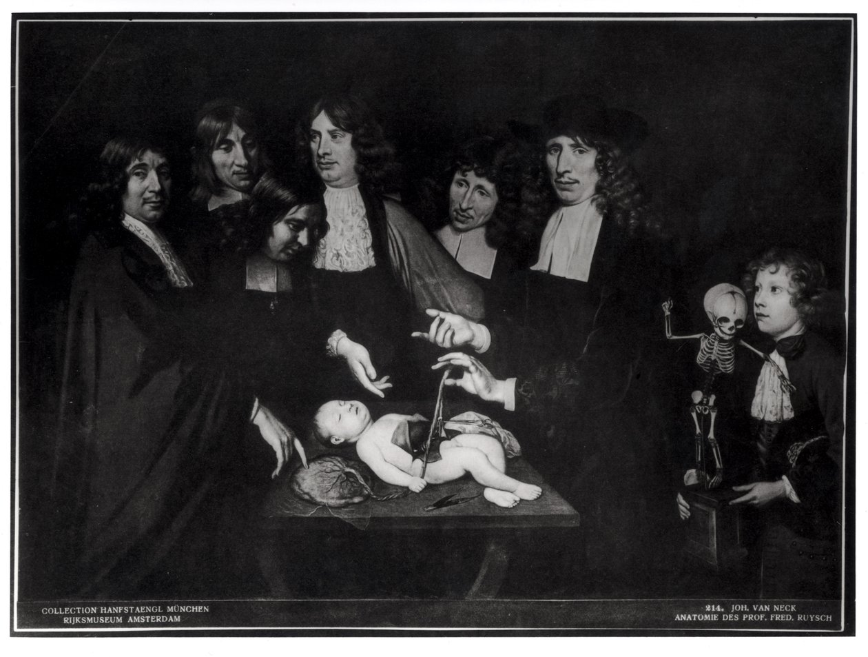 Professori Frederik Ruyschin (1638-1731) anatomiatunti n. 1683 tekijältä Jan van Neck