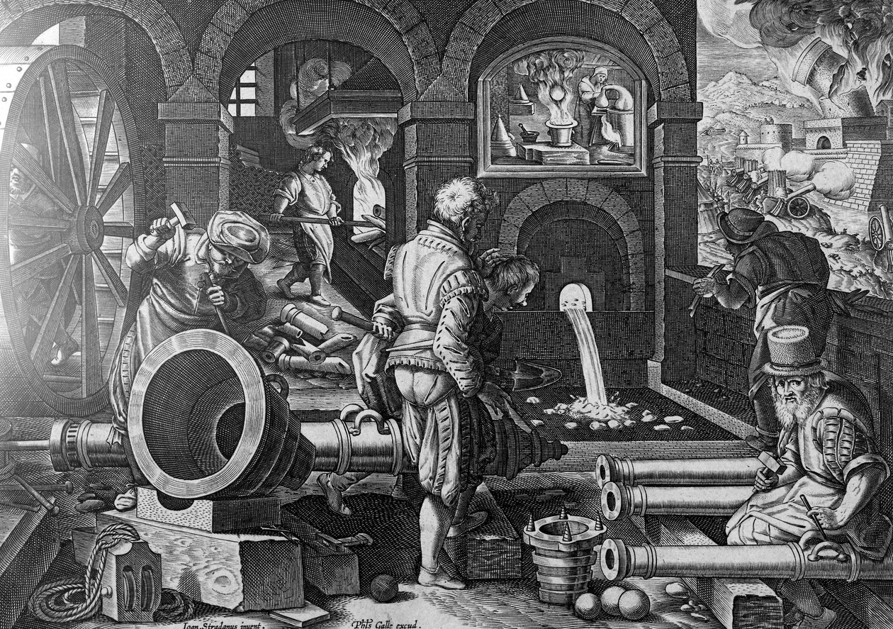 Dust Pyrius, Nova Repertan levy 3, kaiverrus Philip Galle, n. 1580-1605 tekijältä Jan van der Straet