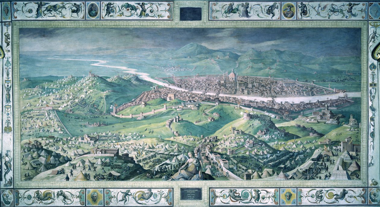 Firenzen piiritys tekijältä Jan van der Straet