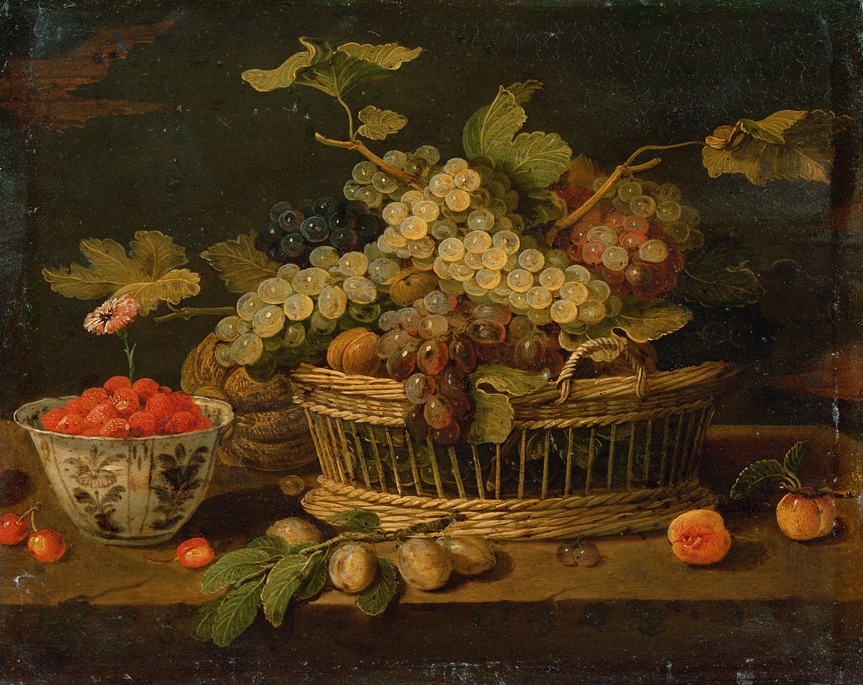 Asetelma hedelmien kanssa tekijältä Jan van Kessel the Elder