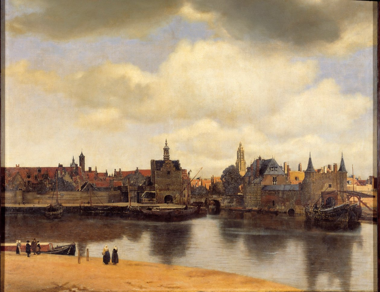 Näkymä Delftin kaupunkiin tekijältä Jan (1632 75) Vermeer