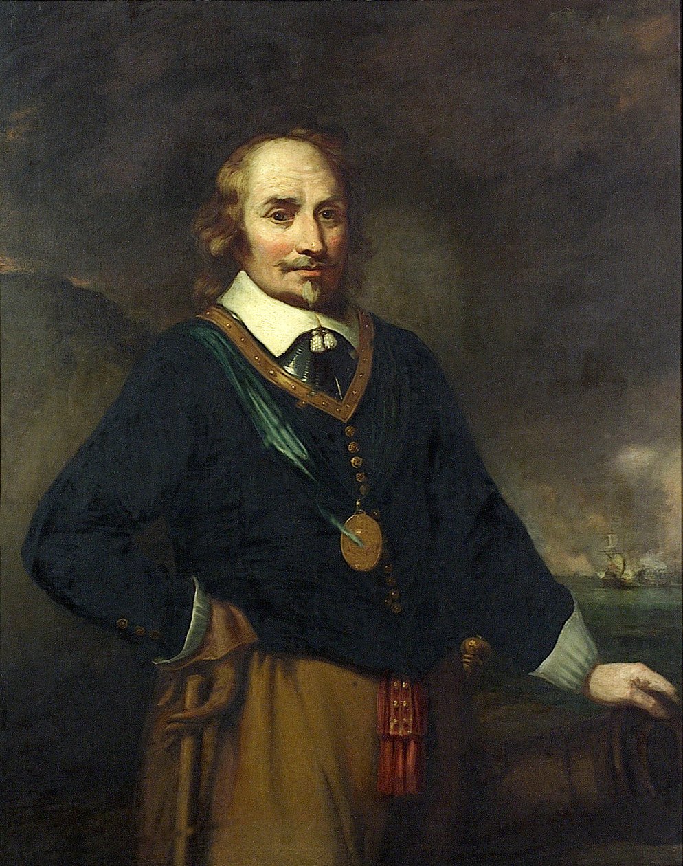 Maarten Harpertszoon Tromp (1597-1653), 1800-luvun alku (öljy kankaalle). tekijältä Jan (after) Lievensz