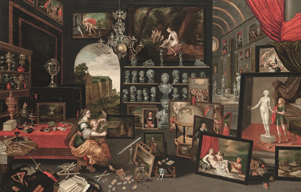 Allegory of Sight (öljy kankaalle) tekijältä Jan (follower of) Brueghel