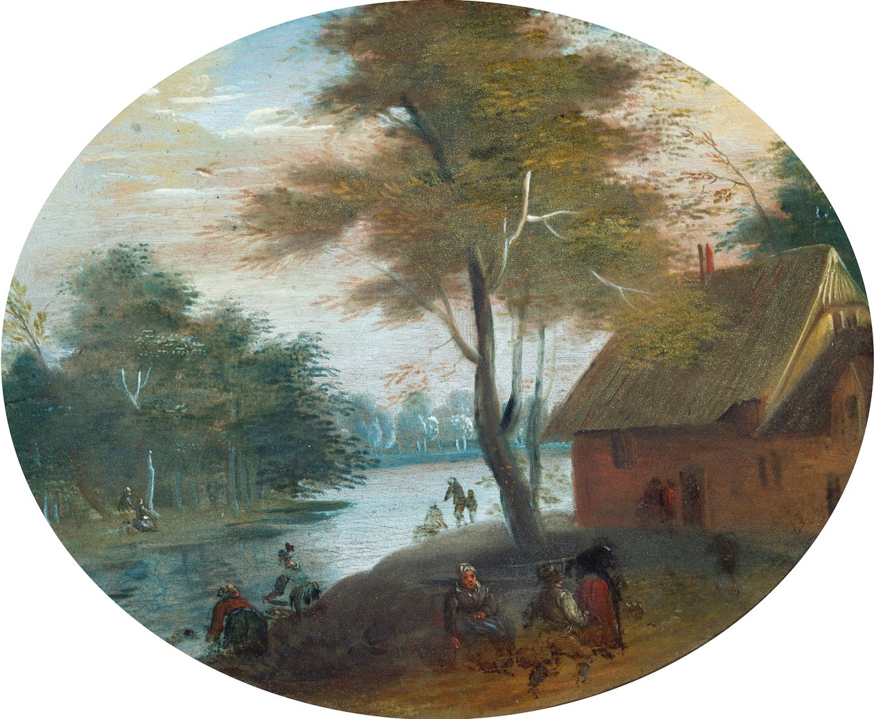 Joki kohtaus tekijältä Jan (follower of) Brueghel