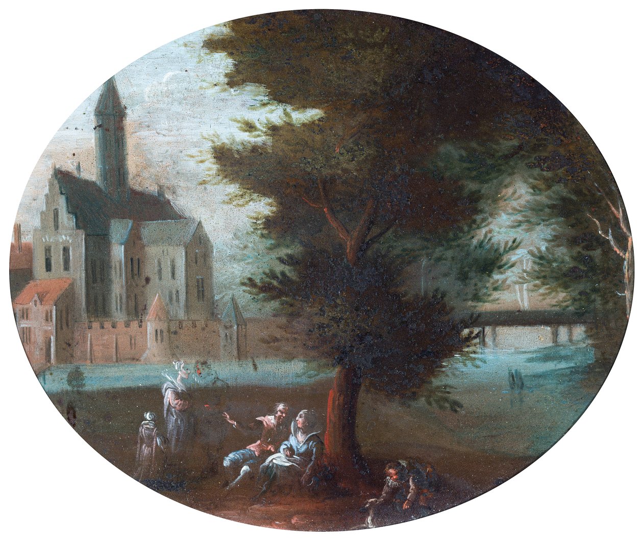 Näkymä puistossa tekijältä Jan (follower of) Brueghel