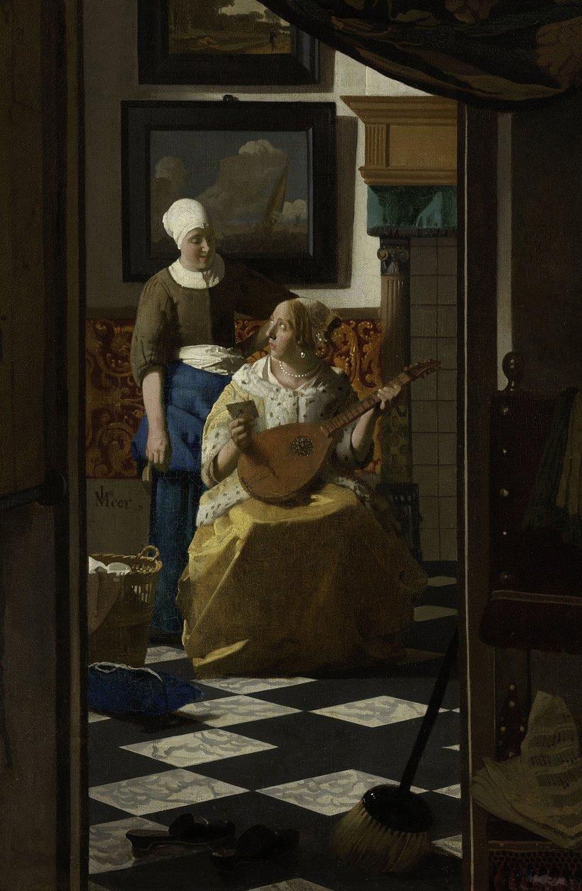Rakkauskirje, n. 1669-1670 tekijältä Jan Vermeer van Delft