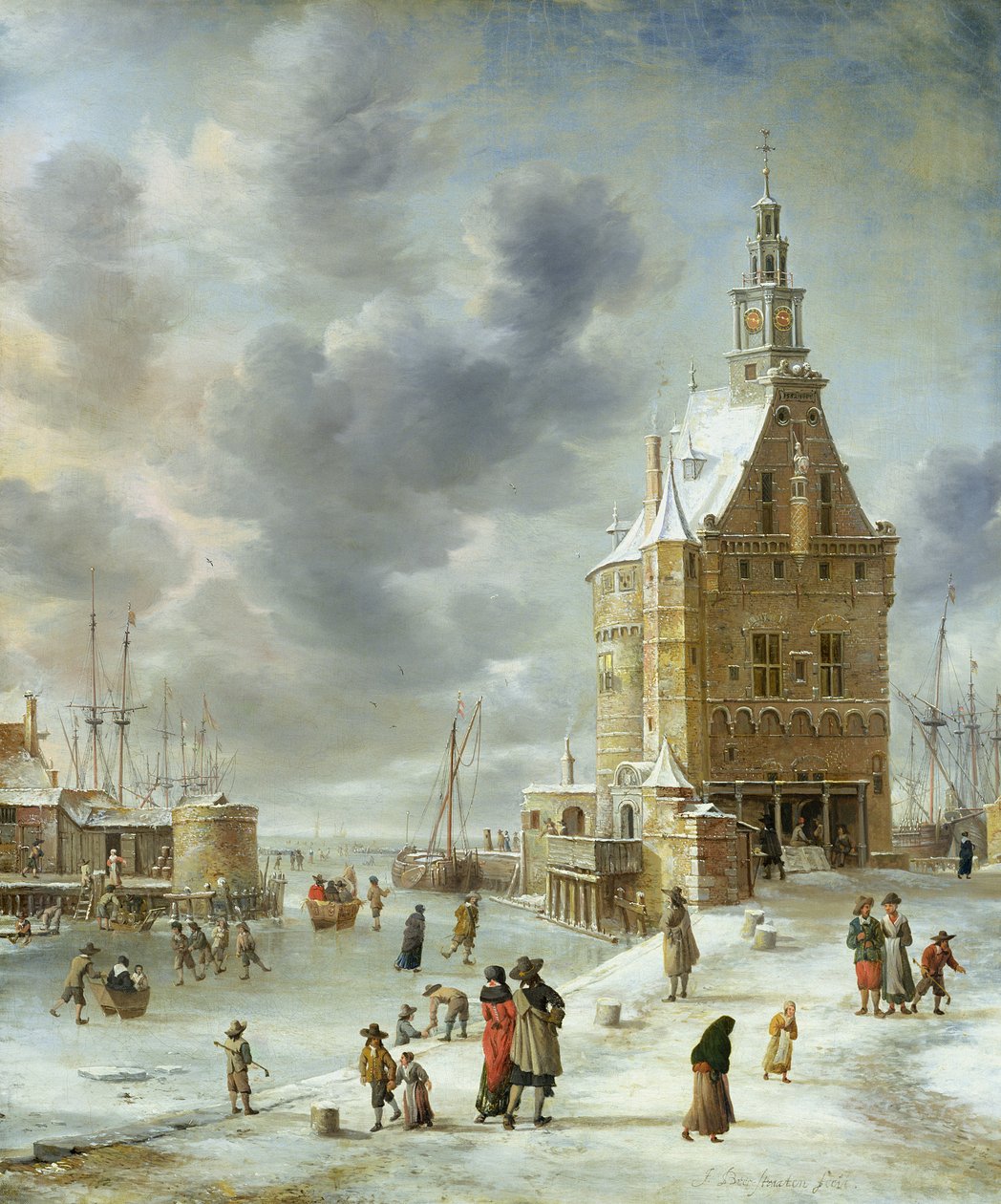 Hoornin kaupungin portti tekijältä Jan Abrahamsz. Beerstraten
