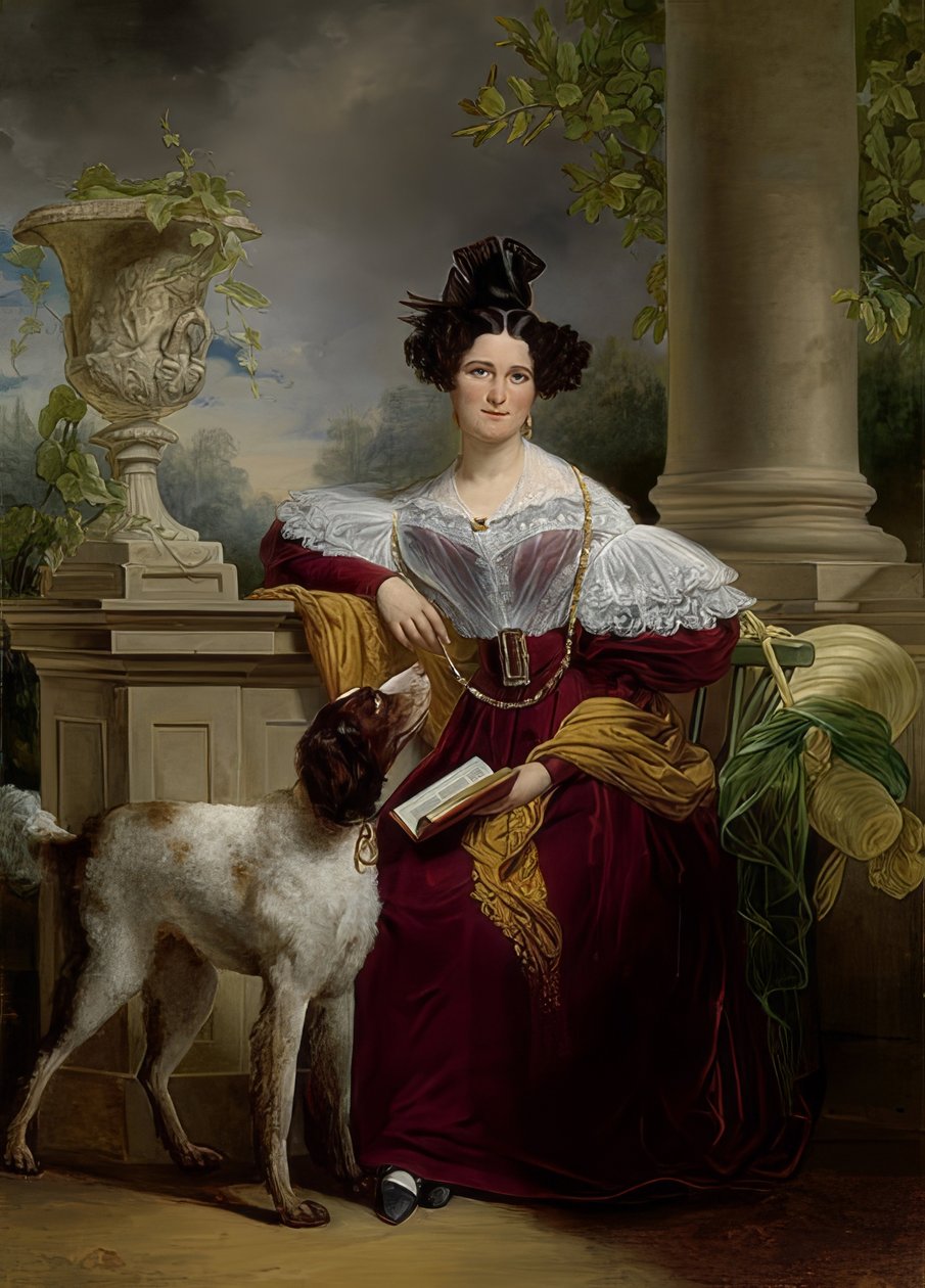 Alida Christina Assinkin muotokuva. 1833 tekijältä Jan Adam Janszoon Kruseman