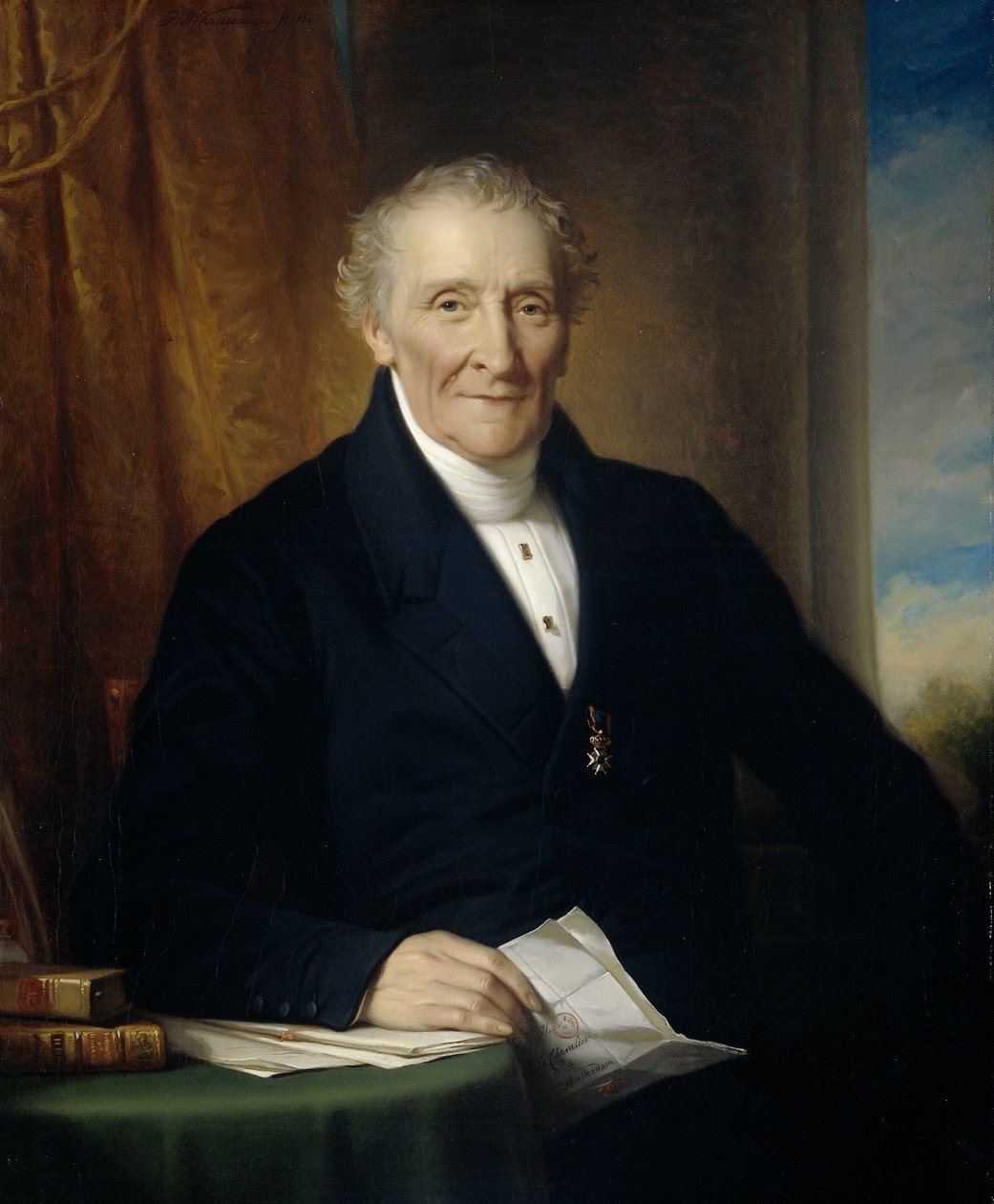 Rodolphe le Chevalier (1777-1865), Amsterdamin kauppias ja yksi kolmesta Holland Railroad Companyn perustajasta tekijältä Jan Adam Kruseman