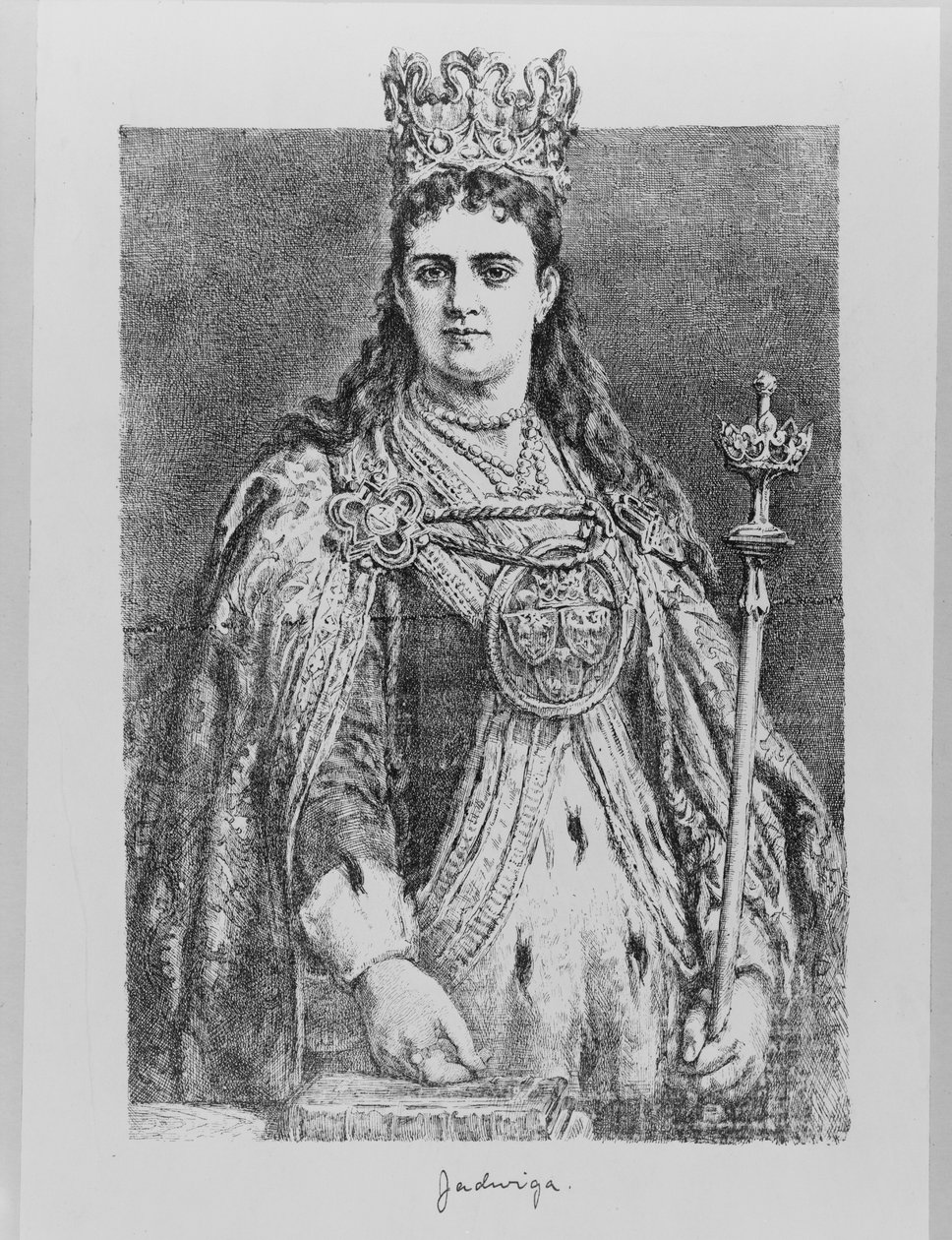 Puolan kuningatar Jadwiga, 1800-luku tekijältä Jan Alojzy Matejko