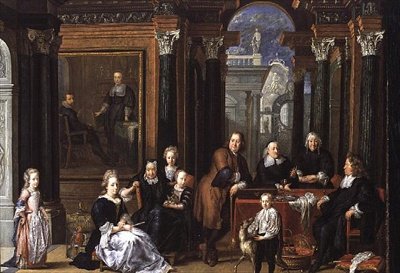 Fay dHerben perheen muotokuva, 1693 tekijältä Jan Anthonie Coxie