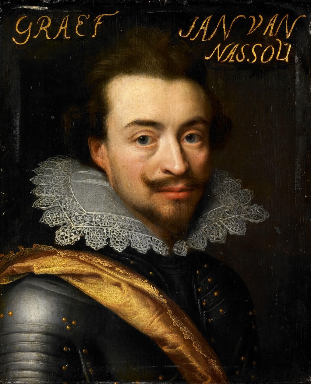 Nassau-Siegenin kreivin Jan nuoremman muotokuva (Nassau-Siegenin kreivi Johannes VIII) tekijältä Jan Antonisz van Ravesteyn (workshop of)