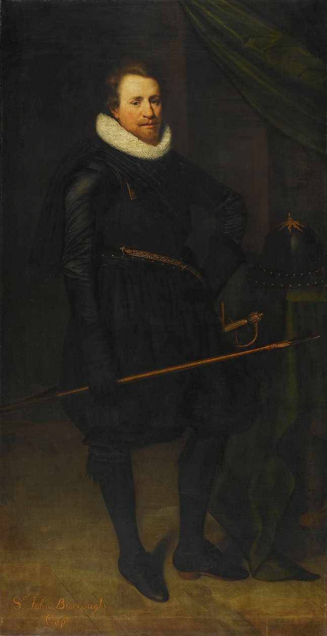 Sir John Burroughsin (1587-1627) muotokuva tekijältä Jan Antonisz van Ravesteyn