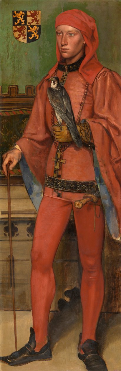 Johannes III, Brabantin herttua (öljy paneelissa) tekijältä Jan August Hendrik Baron Leys
