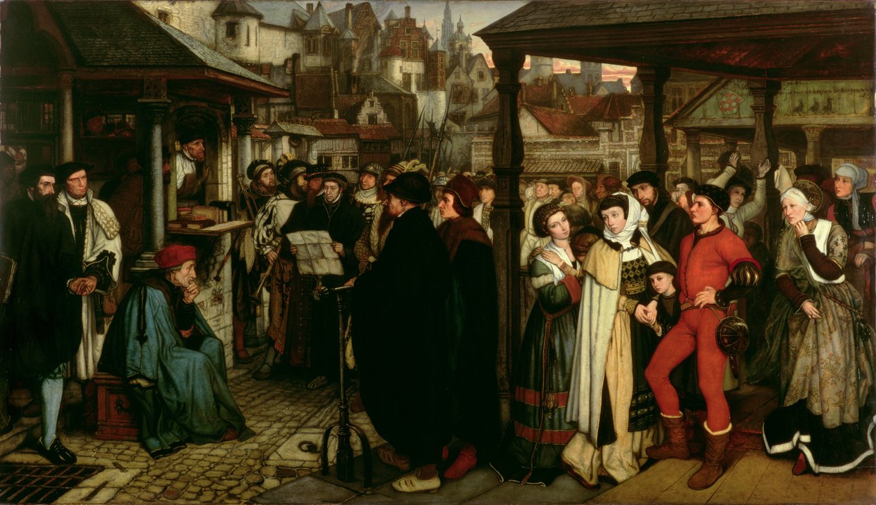 Kaarle V:n edikti, noin 1861 tekijältä Jan August Hendrik Leys