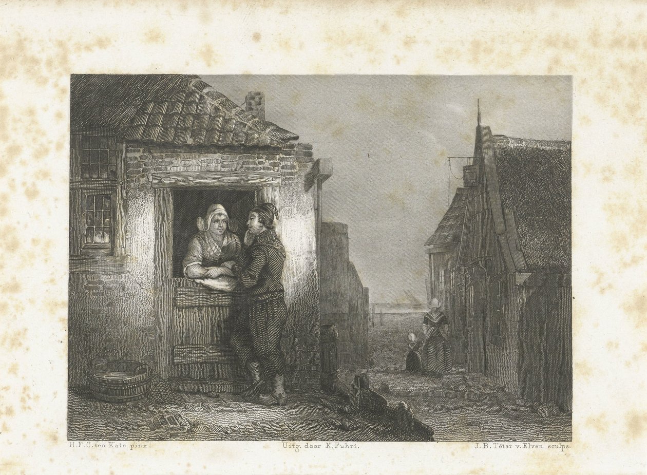 Volendam pariskunta tekijältä Jan Baptist Tetar van Elven