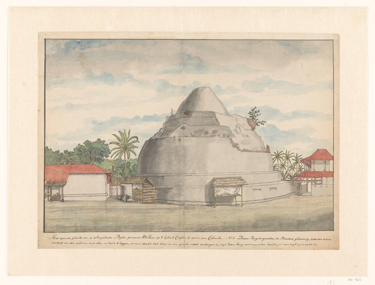 Kalyani-stupa Ceylonissa tekijältä Jan Brandes