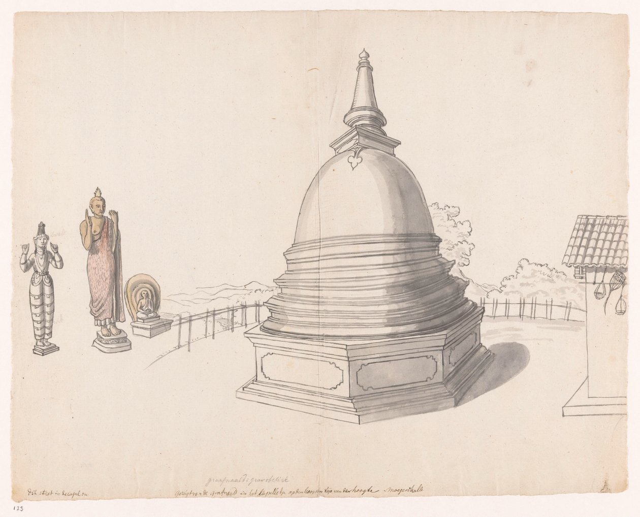Singalese stupa te Moegerikalle tekijältä Jan Brandes
