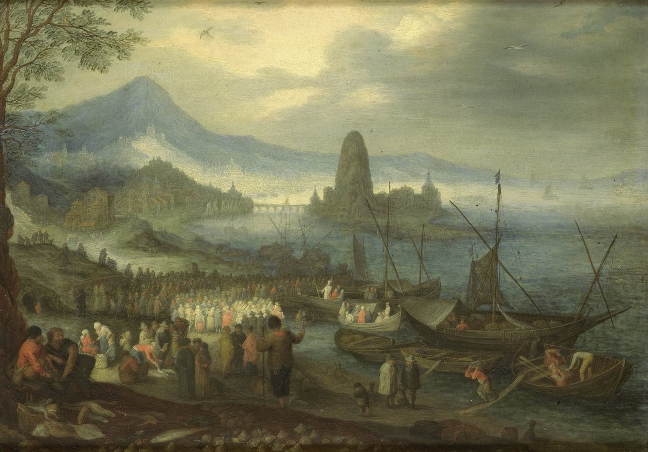 Saarna Galileanmerestä tekijältä Jan Brueghel (I) (copy after)
